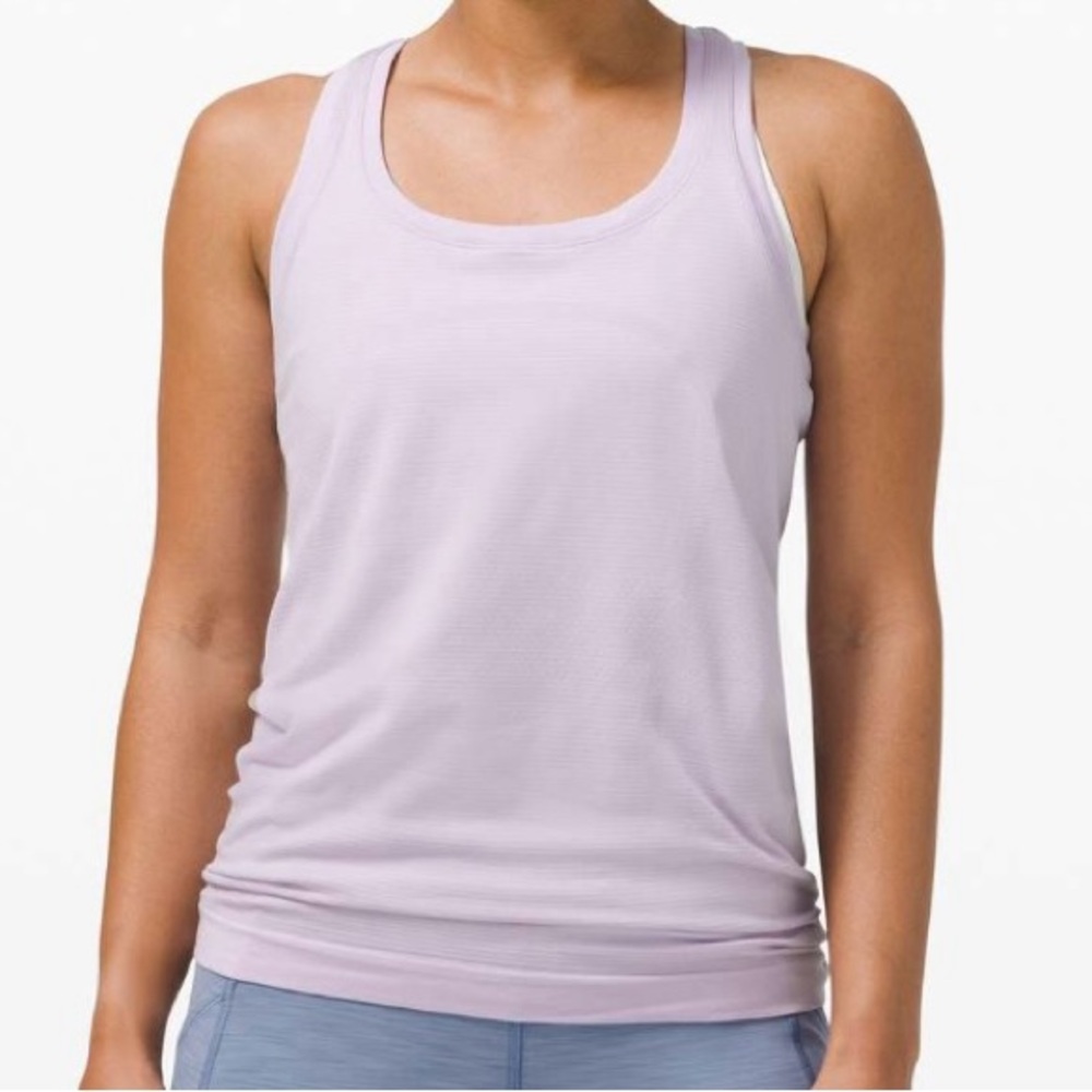 Lululemon Swiftly Racerback Tank Top 2.0 Lavender Size 4